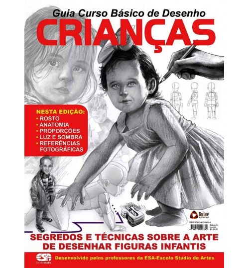 Revista Guia Curso BÃ¡sico de Desenho CrianÃ§as