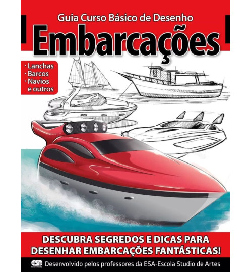 Revista Guia Curso Básico de Desenho Embarcações