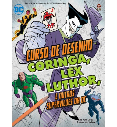 Revista Guia Curso de desenho Coringa Gratis 2 Lápis Pretos