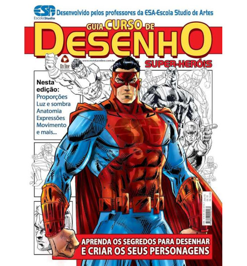 Revista Guia Curso de Desenho – Super-Heróis