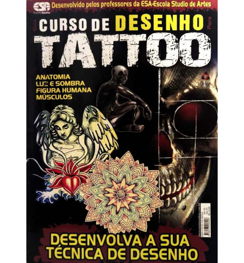 Revista Guia Curso de Desenho - Tattoo