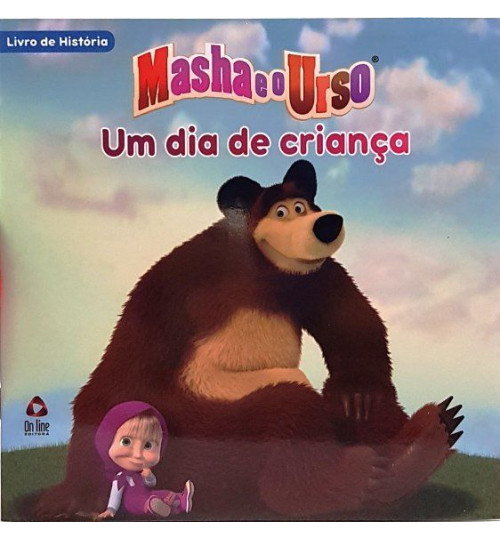 Livro de História Masha e o Urso Um Dia de Criança