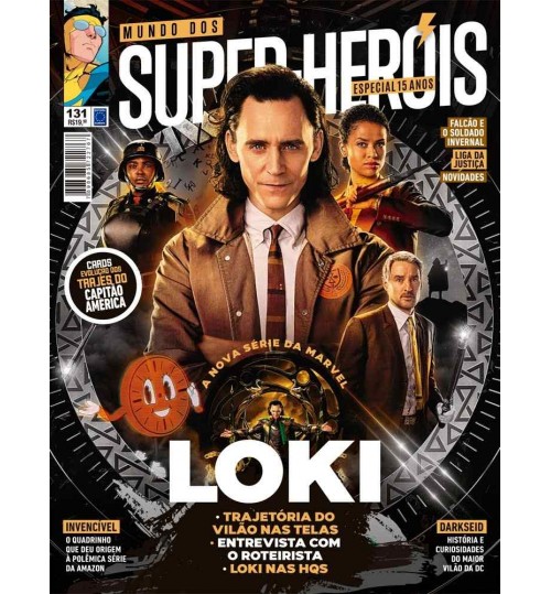 Revista Mundo Dos Super-HerÃ³is - Loki A Nova SÃ©rie da Marvel NÂ° 131