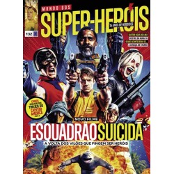 Revista Mundo Dos Super-Heróis - Novo Filme Esquadrão Suicida N° 132