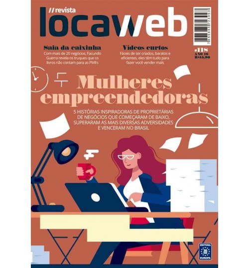 Livro Revista Locaweb - Mulheres Empreendedoras N° 118