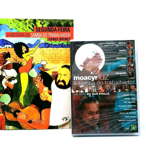Kit Moacyr Luz & Samba do Trabalhador - Livro + DVD