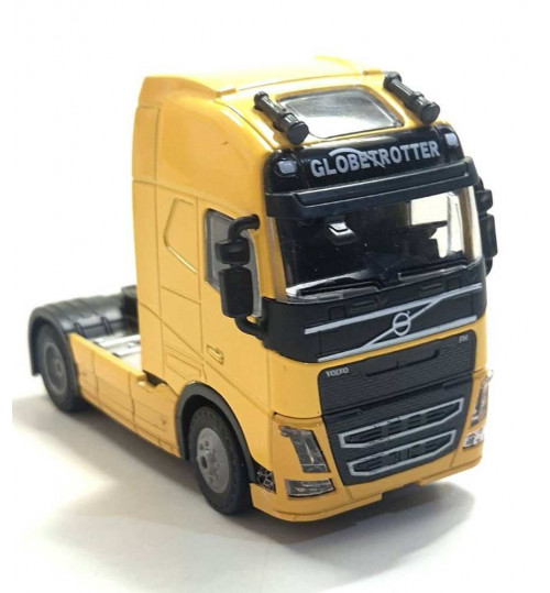 Miniatura Caminhão Volvo FH Globetrotter XL Toco em Metal – Fricção