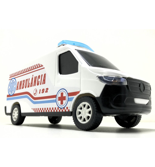 Miniatura Furgão Ambulância 
