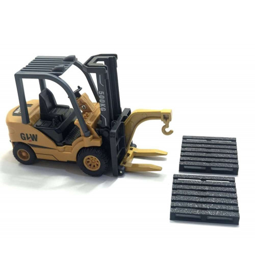 Miniatura Empilhadeira GLW em Metal – Fricção com Paletes Grátis