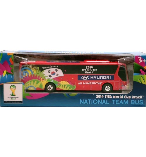 Miniatura Ã”nibus Hyundai CorÃ©ia do Sul Copa Do Mundo