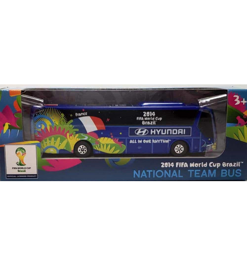 Miniatura Ônibus Hyundai França Copa Do Mundo