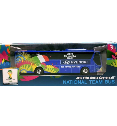 Miniatura Ônibus Hyundai Itália Copa Do Mundo