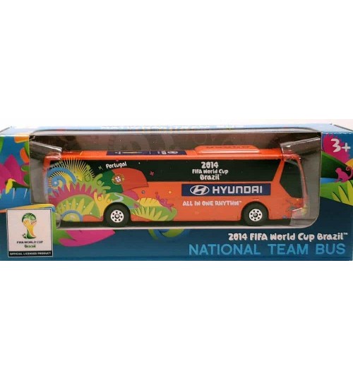 Miniatura Ônibus Hyundai Portugal Copa Do Mundo