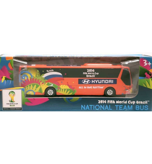 Miniatura Ônibus Hyundai Rússia Copa Do Mundo