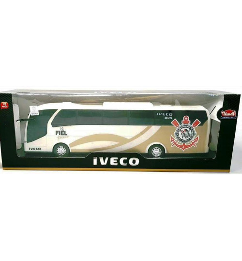 Miniatura Ônibus Iveco Corinthians Branco