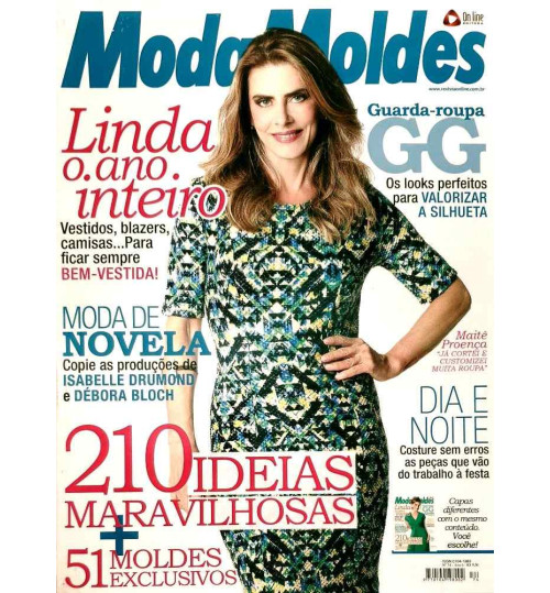 Revista Moda Moldes 210 Ideias Maravilhosas N° 74