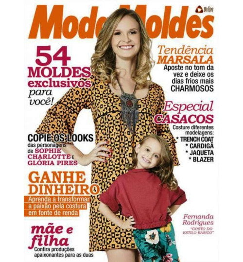 Revista Moda Moldes 54 Moldes Exclusivos para Você Nº 73
