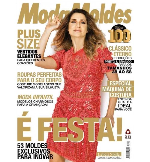 Revista Moda Moldes Ã‰ Festa NÂ° 100