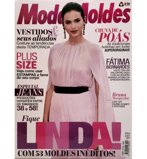 Revista Moda Moldes Fique Linda! Com 53 Moldes Inéditos N° 98