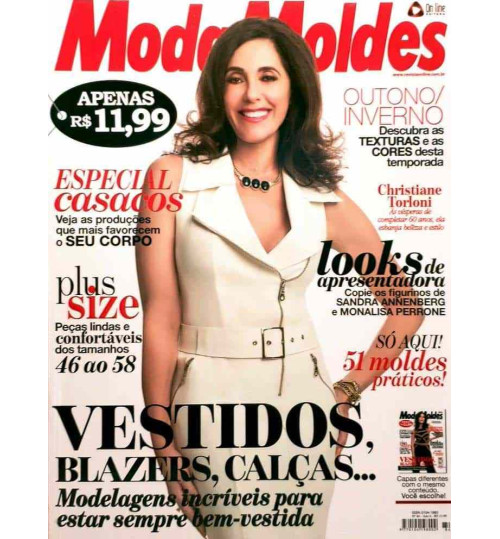 Revista Moda Moldes Vestidos, Blazers, Calças (Vestido Branco) Nº 84