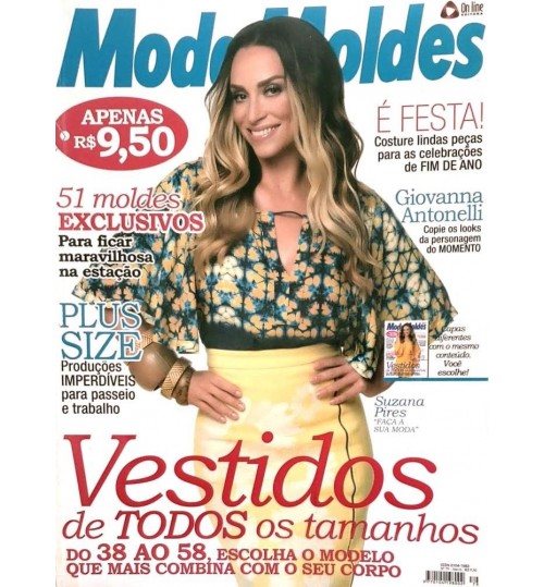 Revista Moda Moldes Vestidos de Todos os Tamanhos NÂ° 79