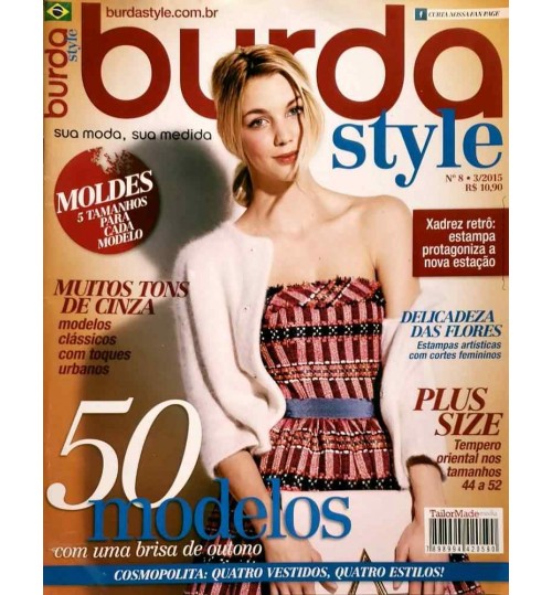 Revista Burda Style 50 Modelos com Uma Brisa de Outono N° 8