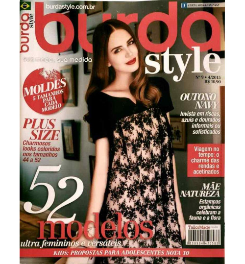 Revista Burda Style 52 Modelos Ultra Femininos e Versáteis N° 9