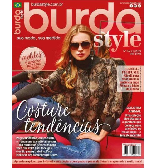 Revista Burda Style Costure TendÃªncias NÂ° 55