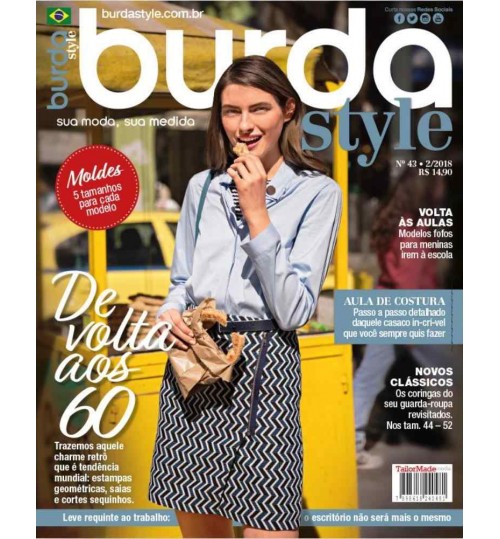 Revista Burda Style De Volta aos 60 N° 43