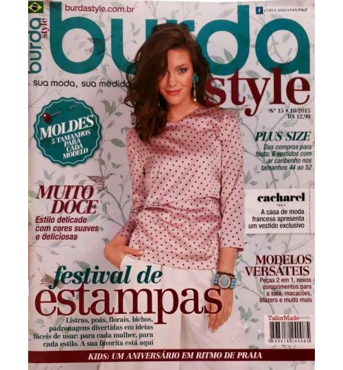 Revista Burda Style Festival de Estampas NÂ° 15