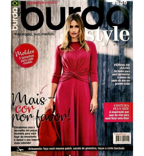 Revista Burda Style Mais Cor Por Favor NÂ° 48