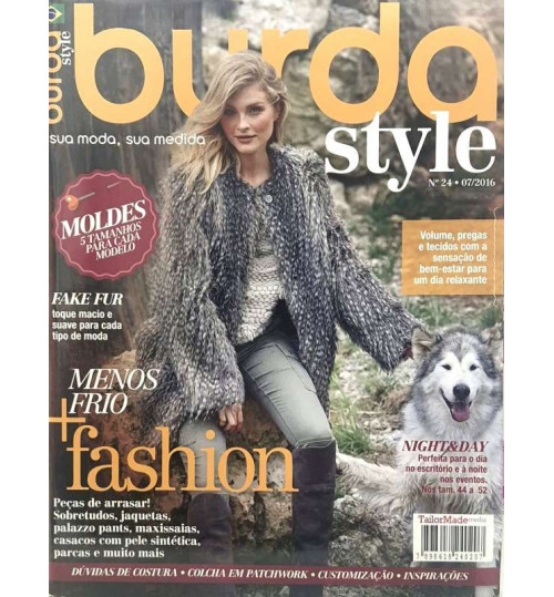 Revista Burda Style Menos Frio Mais Fashion N° 24