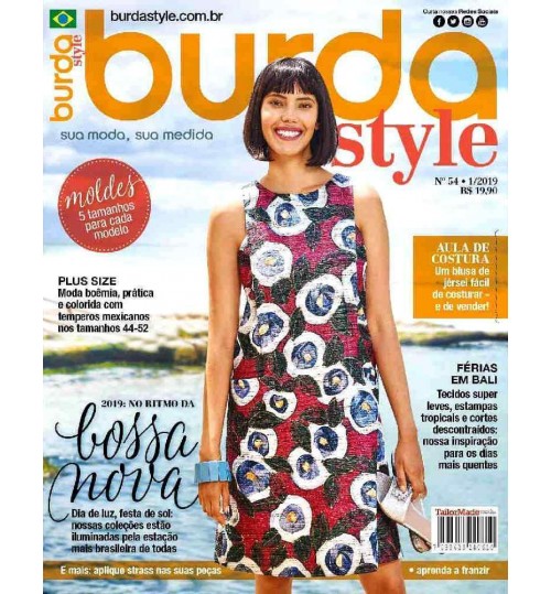 Revista Burda Style No Ritmo da Bossa Nova NÂ° 54