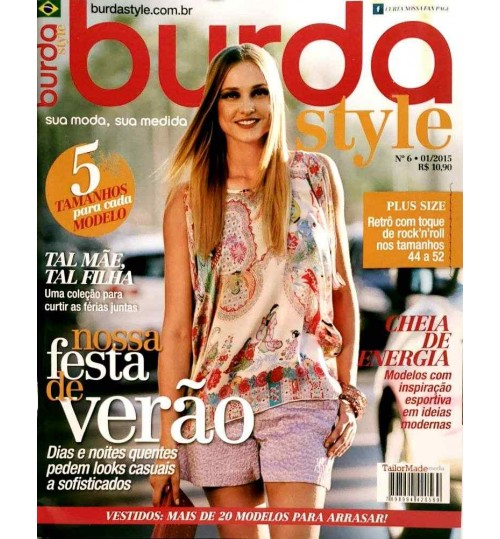 Revista Burda Style Nossa Festa de VerÃ£o NÂ° 6