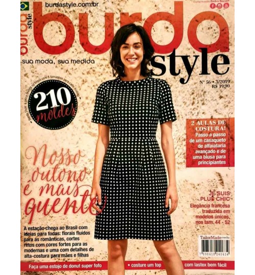 Revista Burda Style Nosso Outono é Mais Quente N° 56