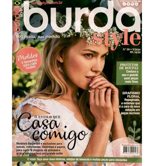 Revista Burda Style O Estilo Que Casa Comigo N° 50