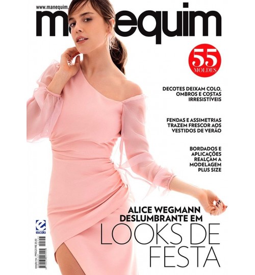 Revista Manequim - Alice Wegmann Deslumbrantes em Looks de Festa NÂ° 753