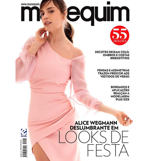 Revista Manequim - Alice Wegmann Deslumbrantes em Looks de Festa N° 753