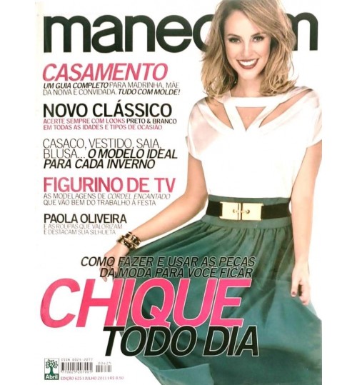 Revista Manequim - Chique Todo Dia NÂ° 625