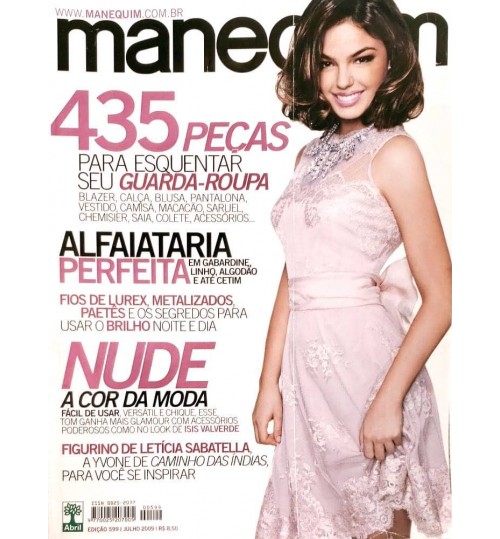 Revista Manequim Nude a Cor da Moda N° 599