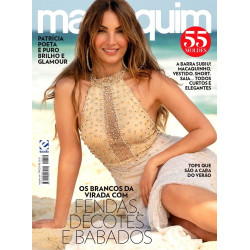 Revista Manequim - Os Brancos da Virada com Fendas Decotes e Babados N° 754