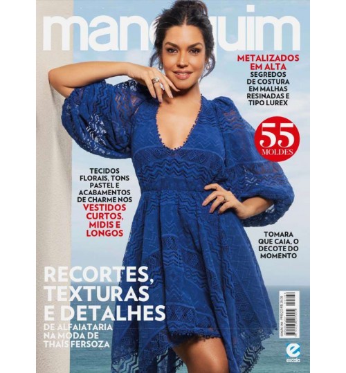 Revista Manequim - Recortes, Texturas e Detalhes de Alfaiataria na Moda N° 768