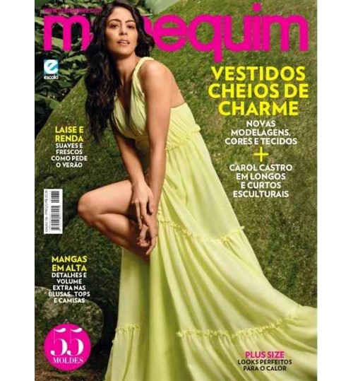 Revista Manequim Vestidos Cheios de Charme NÂ° 735