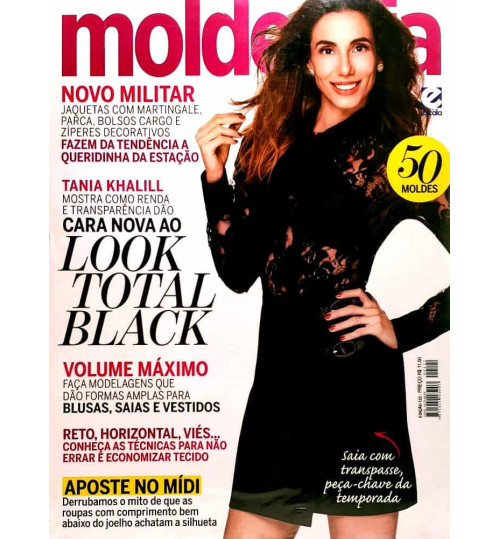 Revista Molde & Cia Cara Nova ao Look Total Black N° 122