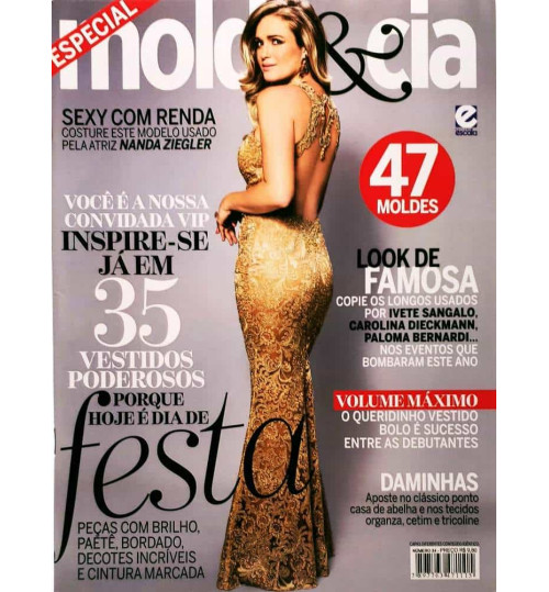 Revista Molde & Cia Porque Hoje é Dia de Festa N° 34