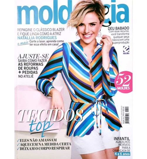 Revista Molde & Cia Tecidos Top (Blazer Azul) N° 120