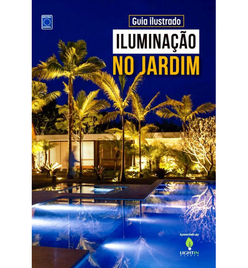 Livro Guia Ilustrado de Iluminação no Jardim