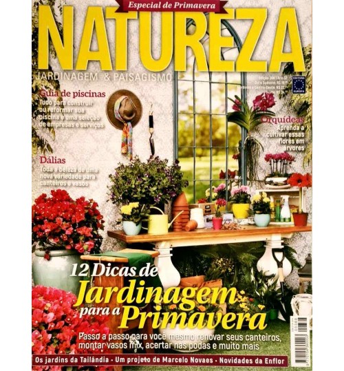 Revista Natureza - 12 Dicas de Jardinagem Para a Primavera NÂ° 368