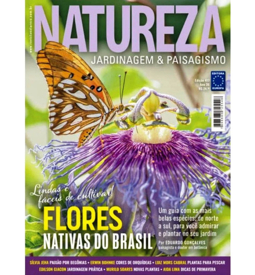 Revista Natureza - Flores Nativas do Brasil: Lindas e Fáceis de Cultivar N° 417