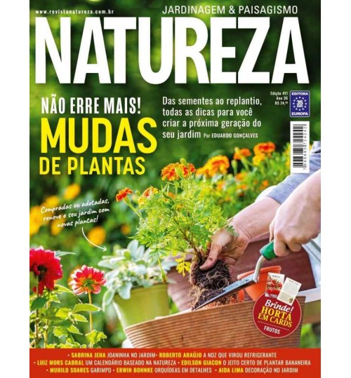 Revista Natureza - NÃ£o Erre Mais! Mudas de Plantas NÂ° 411